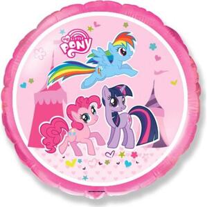 Flexmetal Fóliový balónek 18" FX - "Little Pony" (kulatý), balený