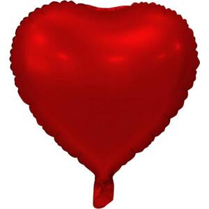 Godan / balloons Balónek fóliový "Srdce", matný, červený, 18