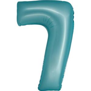 Godan / balloons Chytrý fóliový balónek, číslo 7, matně modrý, 76 cm