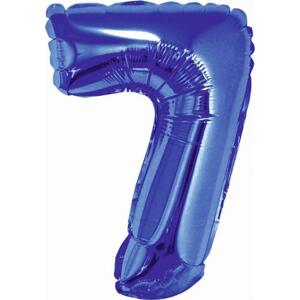 Godan / balloons Fóliový balónek "Číslice 7", modrý, 35 cm KK