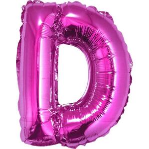 Godan / balloons Fóliový balónek "Písmeno D", růžový, 35 cm KK