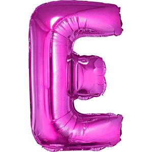 Godan / balloons Fóliový balónek "Písmeno E", růžový, 35 cm KK