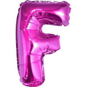 Godan / balloons Fóliový balónek "Písmeno F", růžový, 35 cm KK
