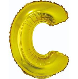 Godan / balloons Fóliový balónek "Písmeno C", zlatý, 35 cm KK