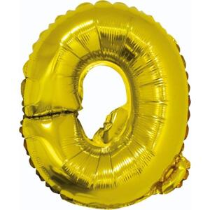 Godan / balloons Fóliový balónek "Písmeno Q", zlatý, 35 cm KK