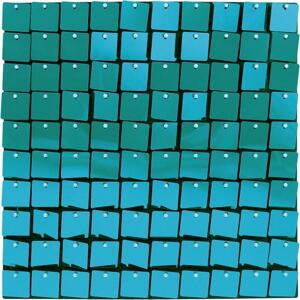 Godan / decorations Dekorativní panel, modrý, černý podklad, 30x30 cm/ 100 čtverců