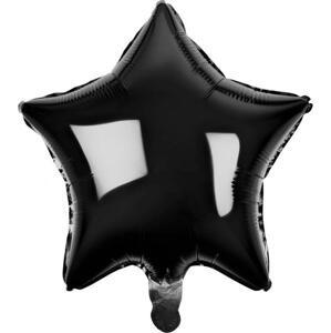 Godan / balloons Fóliový balónek "Star", černý, 19
