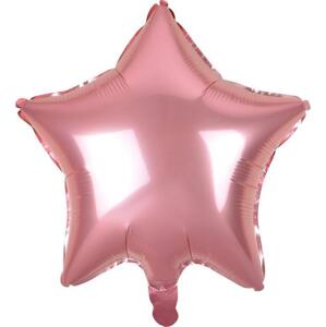 Godan / balloons Fóliový balónek "Hvězda", světle růžový, 19