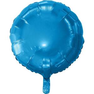 Godan / balloons Balónek fóliový "Kulatý", modrý, 18" KK