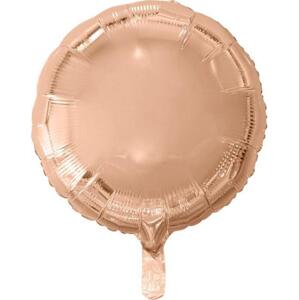 Godan / balloons Fóliový balónek "Kulatý", růžový a zlatý, 18" KK