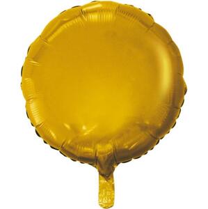 Godan / balloons Balónek fóliový "kulatý", zlatý, matný, 18