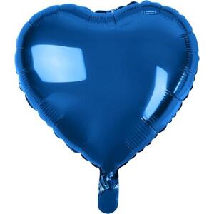 Godan / balloons Fóliový balónek "Heart", tmavě modrá, 18
