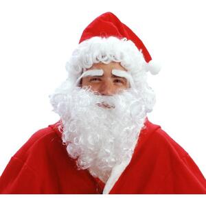 Godan / costumes Paruka „Santa Claus s vousy, obočím a kloboukem