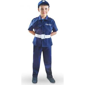 Godan / costumes Policista set (triko, kalhoty, čepice, pásek), velikost 120/130 cm