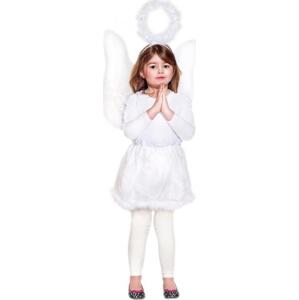 Godan / costumes Kostým "Anděl" pro děti (sukně, křídla, čelenka)