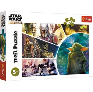 TREFL Puzzle Star Wars/The Mandalorian Baby Yoda 100 dílků
