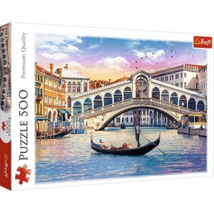 TREFL Puzzle Most Rialto, Benátky 500 dílků