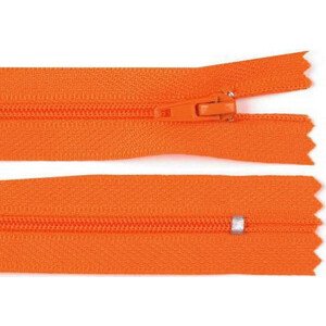 Spirálový zip šíře 3 mm délka 20 cm pinlock Varianta: 158 oranžová, Balení: 1 ks
