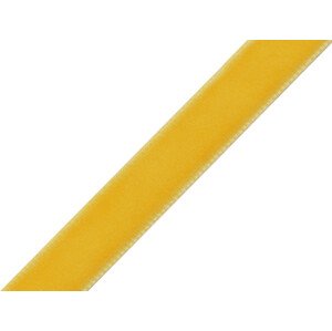 Sametová stuha šíře 9 mm Varianta: 13 žlutá, Balení: 3 m