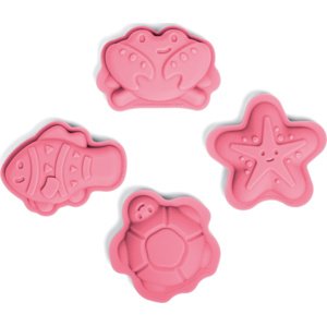 Bigjigs Toys Silikonové formičky růžové Coral