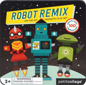 Petit Collage Magnetická hra Roboti
