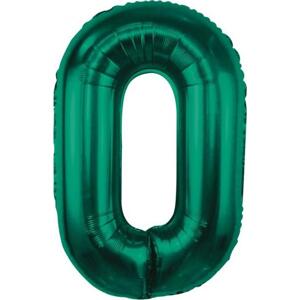 Godan Fóliový balónek B&C, číslo 0, lahvově zelený, 85 cm