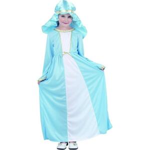 Godan / costumes Dětský kostým "Maria" (šaty, pokrývka hlavy), velikost 120/130 cm, KK