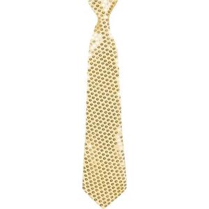 Godan / costumes Krawat błyszczący cekiny, złoty