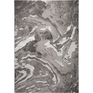 Flair Rugs koberce Kusový koberec Eris Marbled Silver Rozměry koberců: 120x170