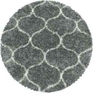 Ayyildiz koberce Kusový koberec Salsa Shaggy 3201 grey kruh Rozměry koberců: 120x120 (průměr) kruh