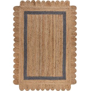 Flair Rugs koberce Kusový koberec Grace Jute Natural/Grey Rozměry koberců: 120x170