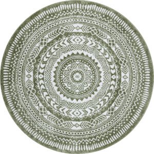 Dywany Łuszczów Kusový koberec Napkin green kruh Rozměry koberců: 120x120 (průměr) kruh