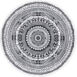 Dywany Łuszczów Kusový koberec Napkin grey kruh Rozměry koberců: 100x100 (průměr) kruh