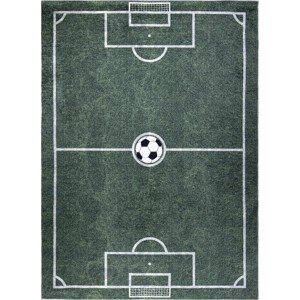 Dywany Łuszczów Dětský kusový koberec Bambino 2138 Football green Rozměry koberců: 80x150