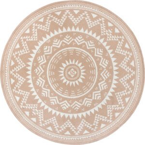 Hanse Home Collection koberce Kusový koberec Celebration 105505 Valencia Ivory kruh Rozměry koberců: 140x140 (průměr) kruh
