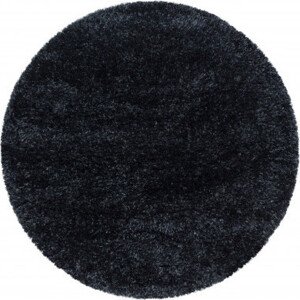 Ayyildiz koberce Kusový koberec Brilliant Shaggy 4200 Black kruh Rozměry koberců: 120x120 (průměr) kruh