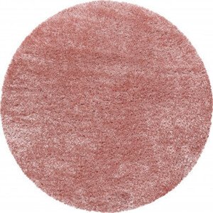 Ayyildiz koberce Kusový koberec Brilliant Shaggy 4200 Rose kruh Rozměry koberců: 120x120 (průměr) kruh