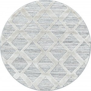 Ayyildiz koberce Kusový koberec Pisa 4703 Grey kruh Rozměry koberců: 120x120 (průměr) kruh
