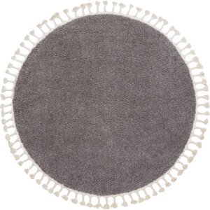 Dywany Łuszczów Kusový koberec Berber 9000 brown kruh Rozměry koberců: 120x120 (průměr) kruh