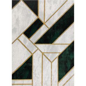 Dywany Łuszczów Kusový koberec Emerald 1015 green and gold Rozměry koberců: 80x150