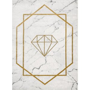 Dywany Łuszczów Kusový koberec Emerald diamant 1019 cream and gold Rozměry koberců: 80x150