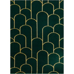 Dywany Łuszczów Kusový koberec Emerald 1021 green and gold Rozměry koberců: 80x150