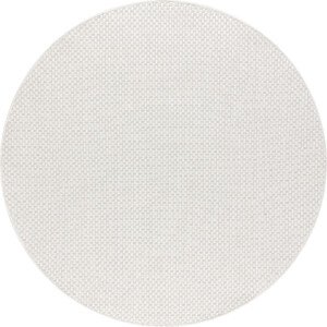 Dywany Łuszczów Kusový koberec Timo 6272 White kruh – na ven i na doma Rozměry koberců: 150x150 (průměr) kruh