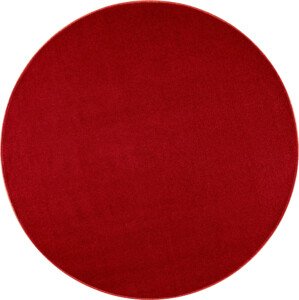 Hanse Home Collection koberce Kusový koberec Nasty 101151 Rot kruh Rozměry koberců: 133x133 (průměr) kruh
