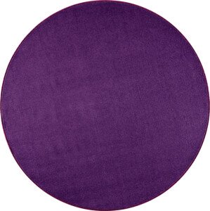 Hanse Home Collection koberce Kusový koberec Nasty 101150 Purple kruh Rozměry koberců: 133x133 (průměr) kruh