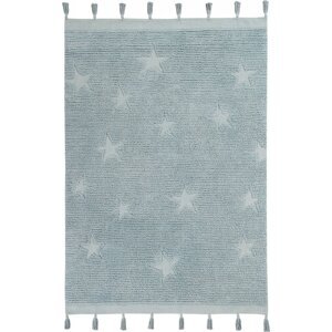 Lorena Canals koberce Přírodní koberec, ručně tkaný Hippy Stars Aqua Blue Rozměry koberců: 120x175