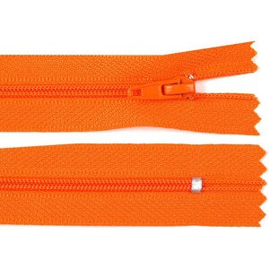 Spirálový zip šíře 3 mm délka 18 cm pinlock Varianta: 158 oranžová, Balení: 1 ks