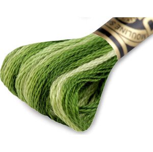 Vyšívací příze DMC Mouliné Spécial Cotton Varianta: 92 Bright LimeGreen melír, Balení: 1 ks