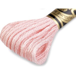 Vyšívací příze DMC Mouliné Spécial Cotton Varianta: 225 růžová mlhově, Balení: 1 ks