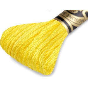 Vyšívací příze DMC Mouliné Spécial Cotton Varianta: 307 žlutá, Balení: 1 ks